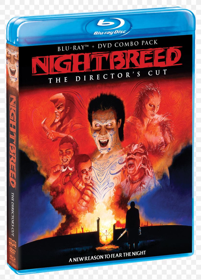 Blu-ray Disc Nightbreed Director's Cut DVD Shout! Factory, PNG, 1359x1894px, Bluray Disc, Action Figure, Clive Barker, Craig Sheffer, Dvd Download Free