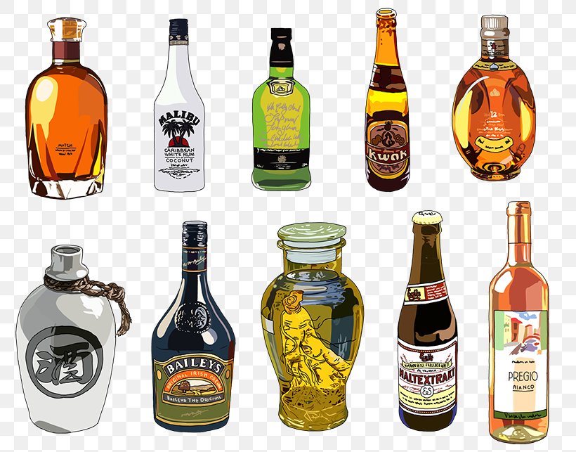 Liqueur Illustration Food Drawing Drink, PNG, 800x643px, Liqueur, Alcohol, Alcoholic Beverage, Art, Beer Bottle Download Free