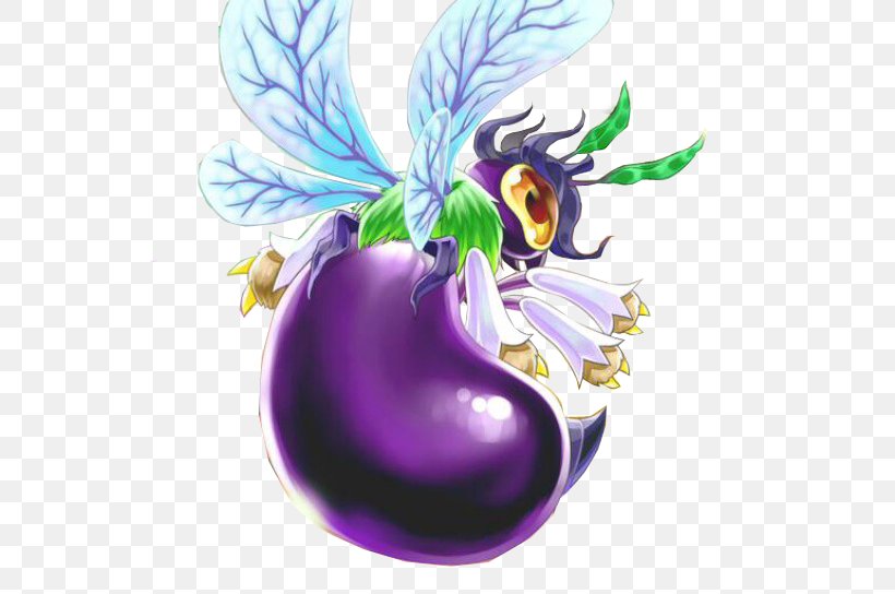 Yu-Gi-Oh! Duel Links Yu-Gi-Oh! Trading Card Game Eggplant V Jump, PNG, 544x544px, Yugioh Duel Links, Card Game, Eggplant, Flower, Flowering Plant Download Free