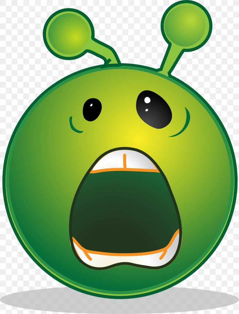 Emoticon Smiley Clip Art, PNG, 1465x1920px, Emoticon, Alien, Cartoon, Grass, Green Download Free