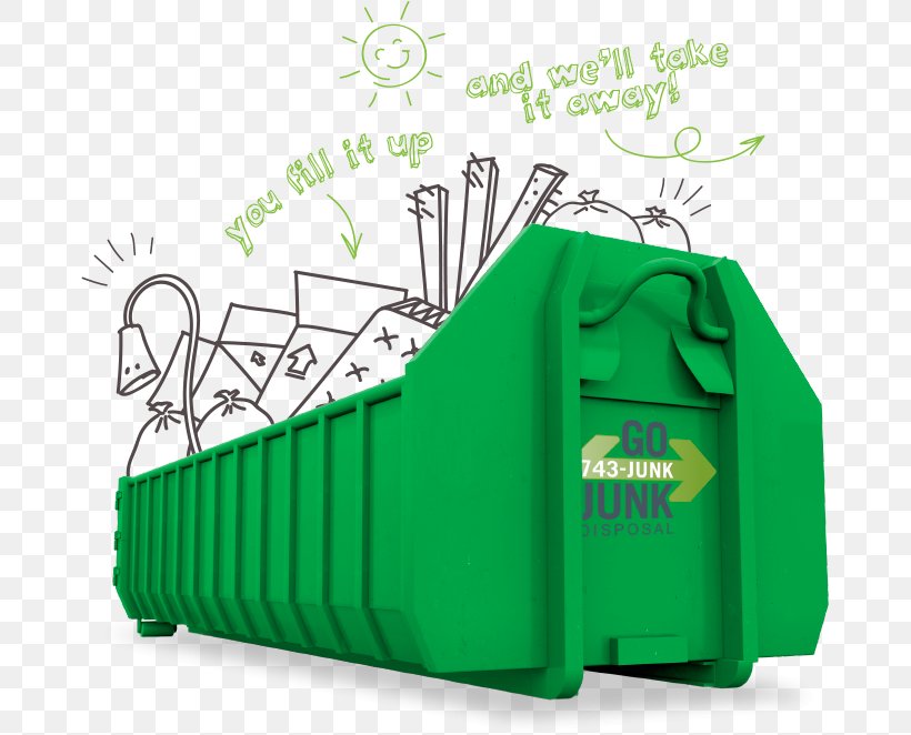 Go Junk Disposal Ltd Roll-off Rubbish Bins & Waste Paper Baskets Commercial Waste, PNG, 673x662px, Rolloff, Brand, Business, Commercial Waste, Dumpster Download Free