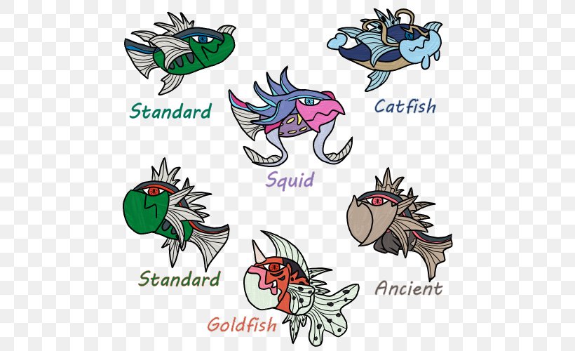 Pokémon Universe Basculin Whiscash Malamar, PNG, 500x500px, Malamar, Art, Artwork, Cartoon, Dragon Download Free