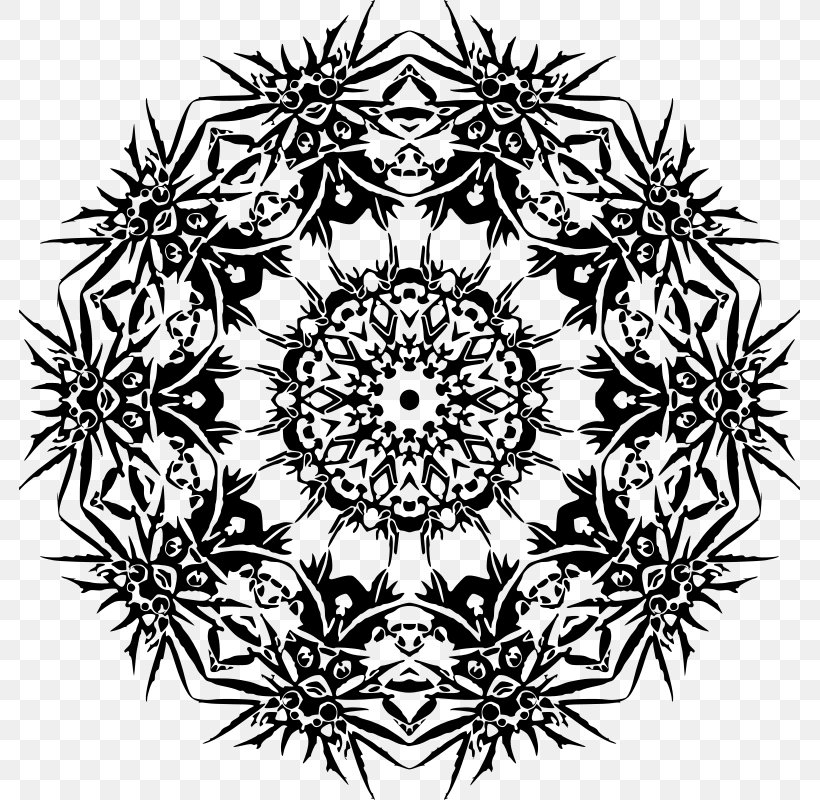 Black And White Floral Design Flower, PNG, 781x800px, Black And White, Area, Art, Drawing, Flora Download Free