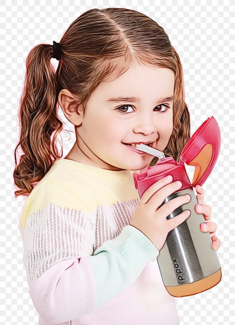 Cheek Pink Forehead Child Ear, PNG, 1000x1380px, Watercolor, Brown Hair, Cheek, Child, Drinking Download Free