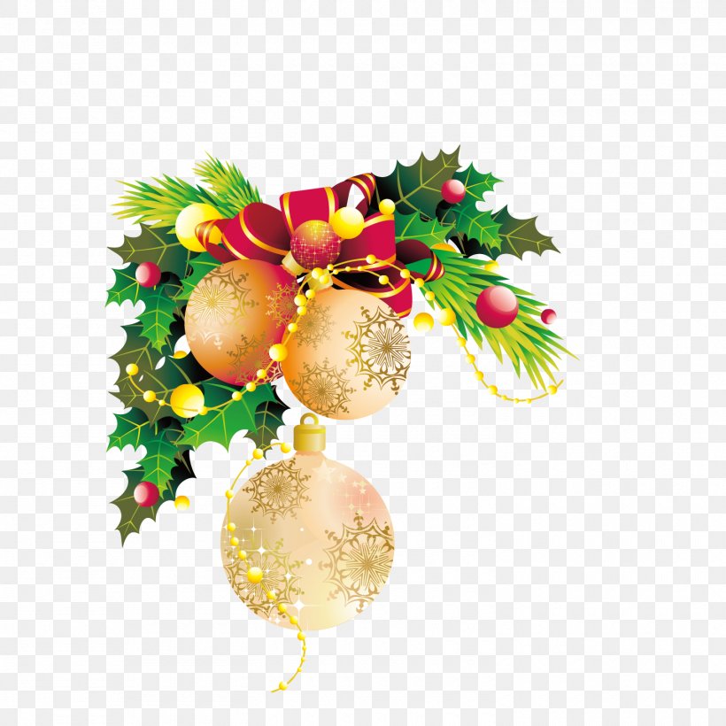 Christmas Ornament Presentation New Year Christmas Decoration, PNG, 1500x1500px, Christmas, Branch, Christmas Decoration, Christmas Ornament, Floral Design Download Free