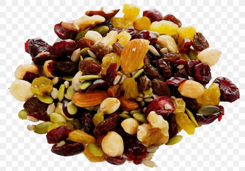 Mixed Nuts Food Dish Cuisine Superfood, PNG, 2000x1400px, Watercolor, Cuisine, Dish, Dried Fruit, Food Download Free