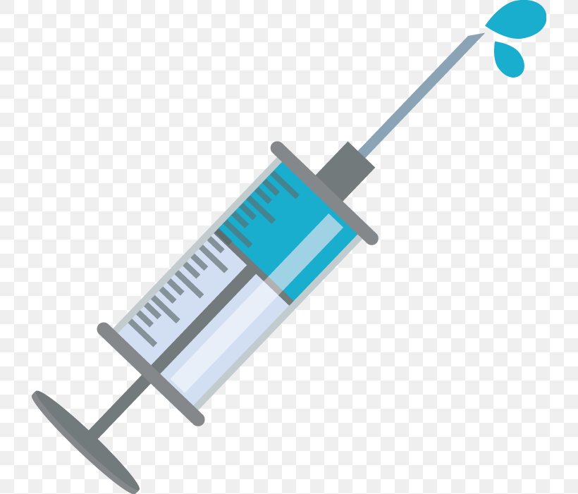 Syringe Injection Cartoon, PNG, 730x701px, Syringe, Cartoon, Flat