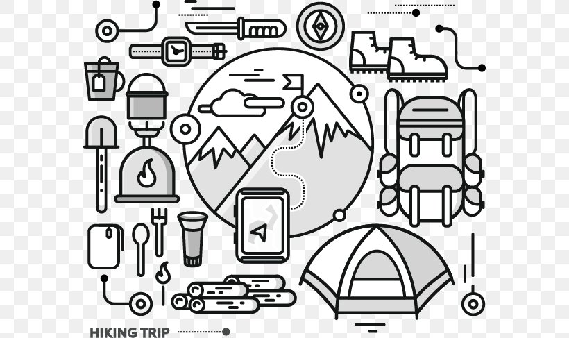 Euclidean Vector Icon, PNG, 580x487px, Photography, Area, Black And White, Cartoon, Diagram Download Free