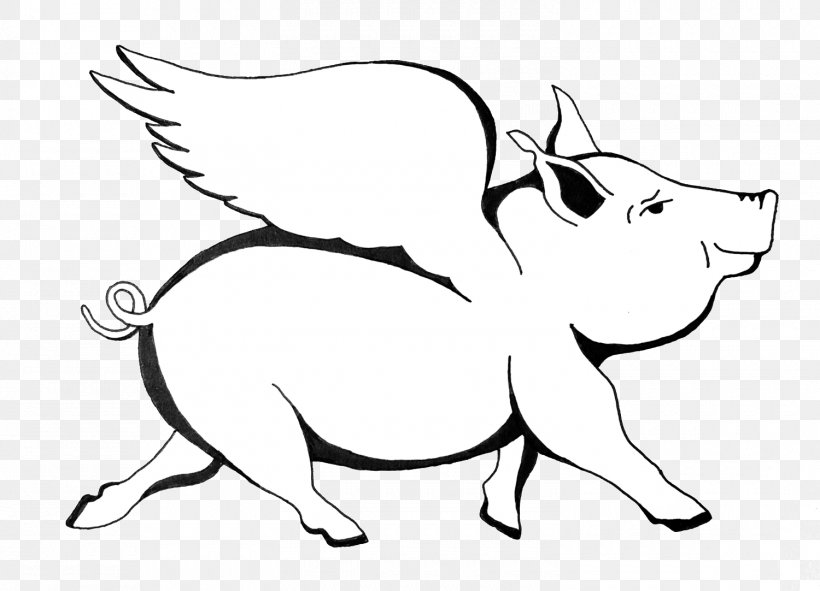 Flying Pig Marathon Whiskers When Pigs Fly The Flying Pig Dance Studio, PNG, 1500x1082px, 5k Run, 10k Run, Flying Pig Marathon, Animal Figure, Artwork Download Free