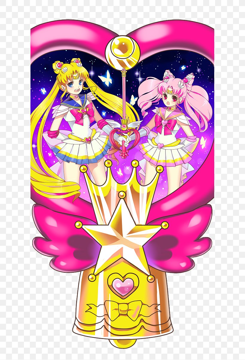 Sailor Moon Chibiusa Tuxedo Mask, PNG, 615x1201px, Watercolor, Cartoon, Flower, Frame, Heart Download Free