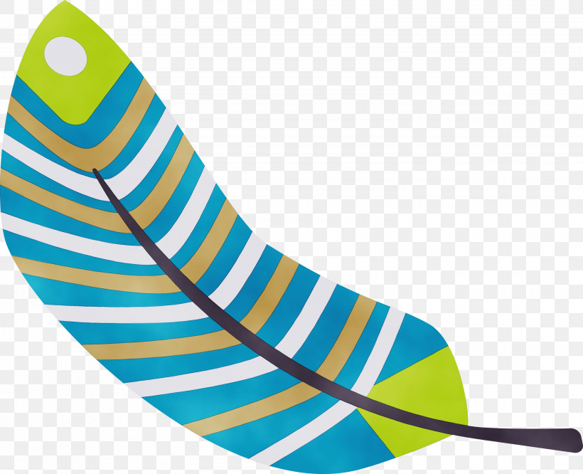 Shoe Yellow Line, PNG, 3000x2437px, Cartoon Feather, Line, Paint, Shoe, Vintage Feather Download Free