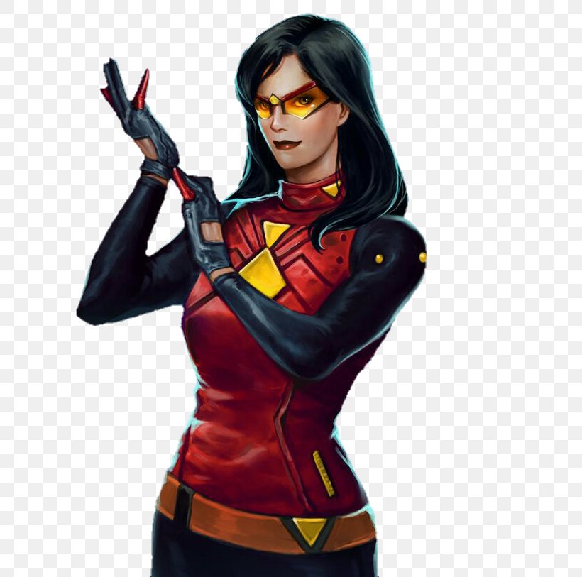 Spider-Woman (Gwen Stacy) Spider-Man Superhero Marvel Puzzle Quest, PNG, 736x813px, Spiderwoman, Ben Reilly, Clint Barton, Comics, Costume Download Free