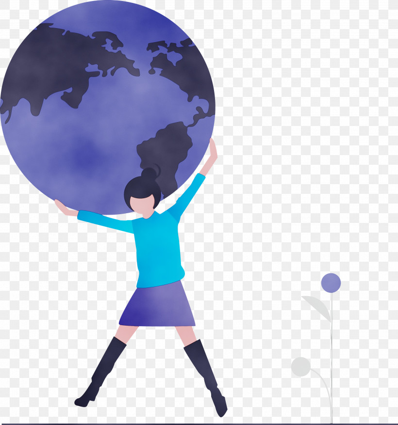 World Globe Earth, PNG, 2804x3000px, Earth, Girl, Globe, Paint, Watercolor Download Free