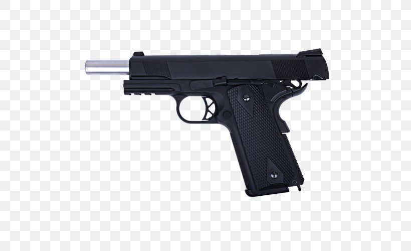 M1911 Pistol Airsoft Guns SIG Sauer 1911, PNG, 500x500px, 45 Acp, M1911 Pistol, Air Gun, Airsoft, Airsoft Gun Download Free