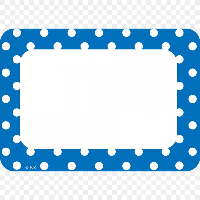 Name Tag Polka Dot Teacher Name Plates & Tags Student, PNG, 900x900px, Name Tag, Area, Blue, Classroom, Education Download Free