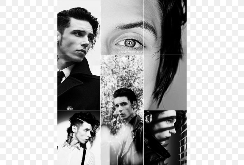 Andy Biersack Black Veil Brides Collage We Don't Have To Dance Mood Board, PNG, 500x556px, Andy Biersack, Album Cover, Art, Black And White, Black Veil Brides Download Free