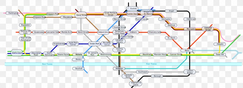 London Underground Tube Map London Buses, PNG, 1280x465px, London Underground, Area, Diagram, Engineering, London Buses Download Free