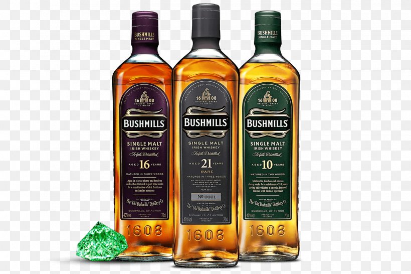 Old Bushmills Distillery Irish Whiskey Single Malt Whisky, PNG, 1440x960px, Old Bushmills Distillery, Bottle, Bushmills, Distilled Beverage, Glass Bottle Download Free