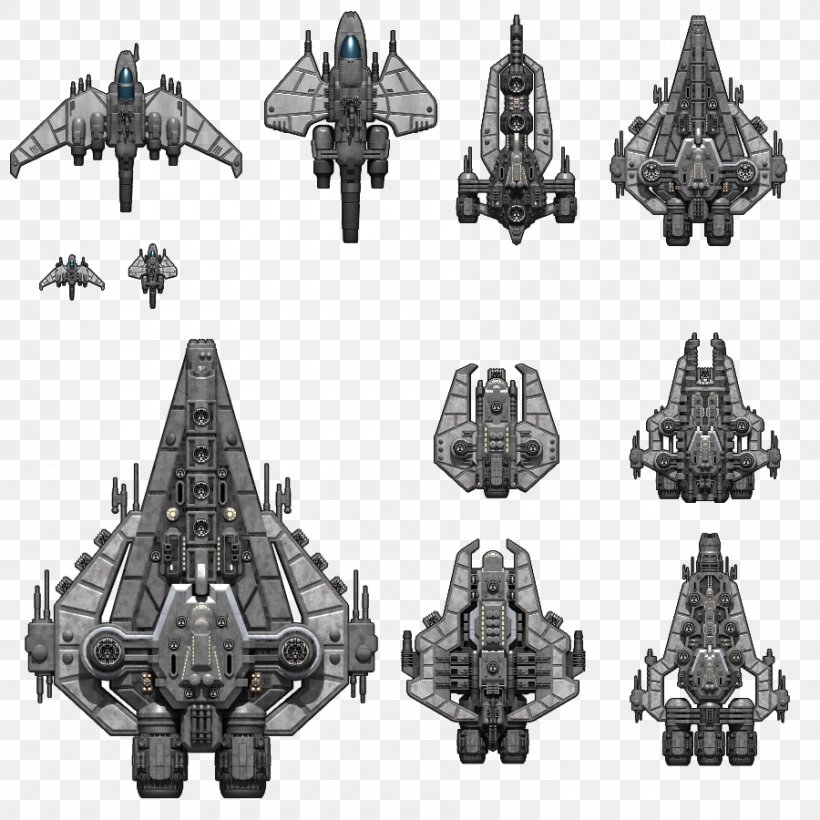 Sprite Spacecraft Ship Game Image, PNG, 900x900px, Sprite, Art, Black And White, Concept, Concept Art Download Free