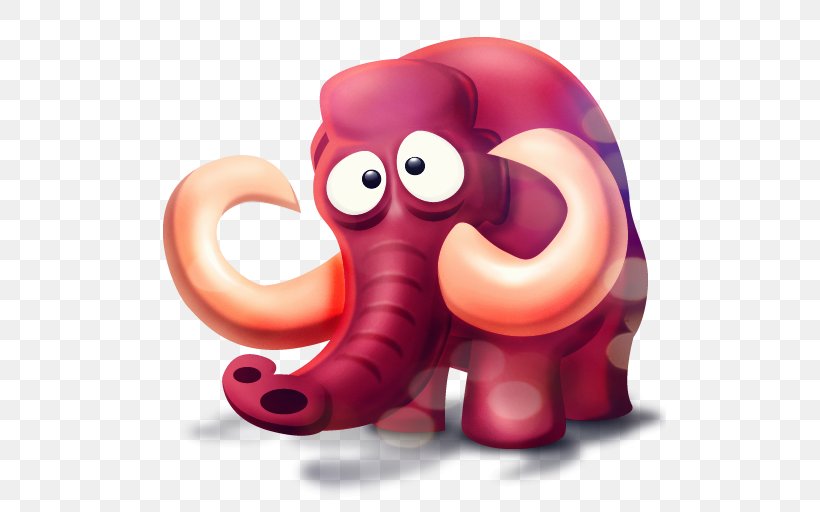 Woolly Mammoth Icon Design Elephant Icon, PNG, 512x512px, Woolly Mammoth, Elephant, Elephants And Mammoths, Emoticon, Favicon Download Free