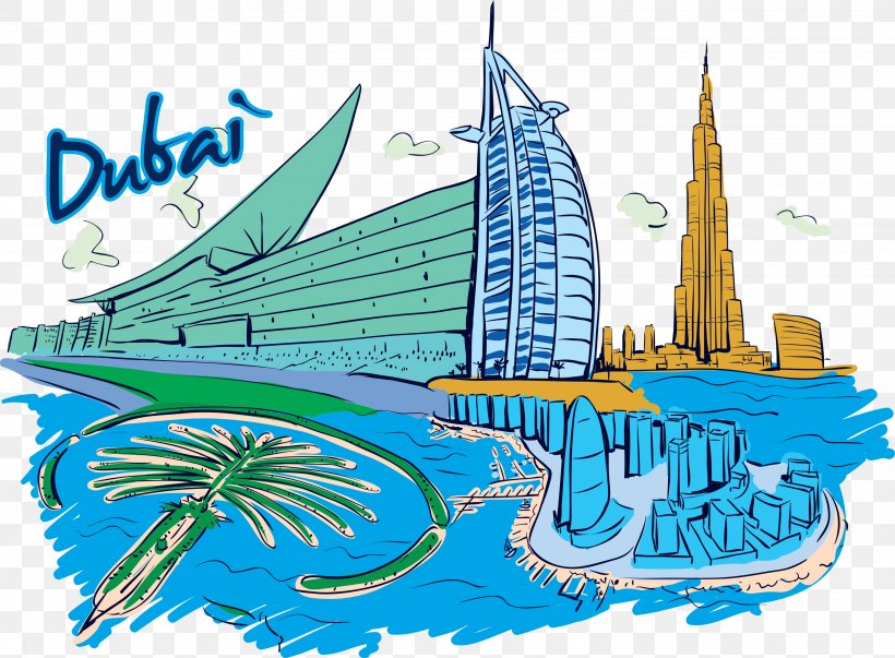 Dubai Clip Art, PNG, 3000x2209px, Dubai, Aqua, Boat, Caravel, Dromon Download Free
