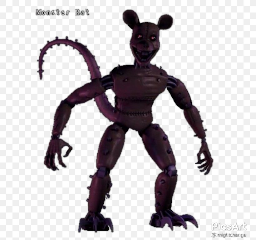 Five Nights At Freddy's: Sister Location Five Nights At Freddy's 4 Five Nights At Freddy's 2 Five Nights At Freddy's 3, PNG, 790x768px, Rat, Action Figure, Android, Animatronics, Fictional Character Download Free