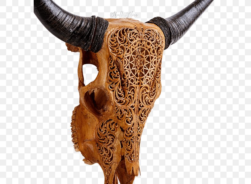 Horn Cattle Skull Carving Antique, PNG, 600x600px, Horn, Animal, Antique, Art, Bone Download Free