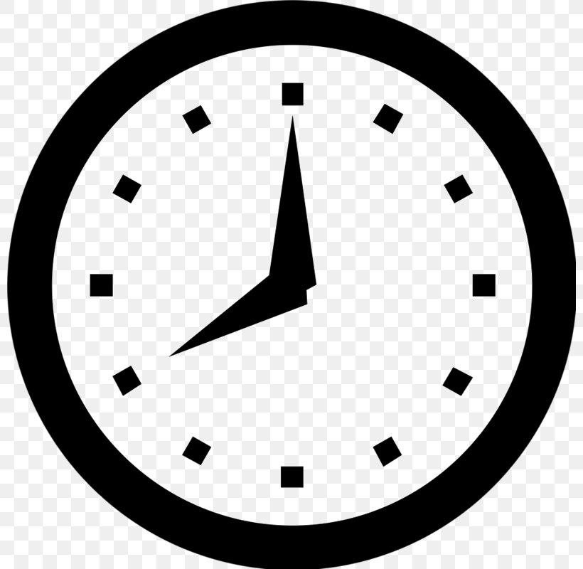 Alarm Clocks Clip Art, PNG, 800x800px, Clock, Alarm Clocks, Area, Black, Black And White Download Free