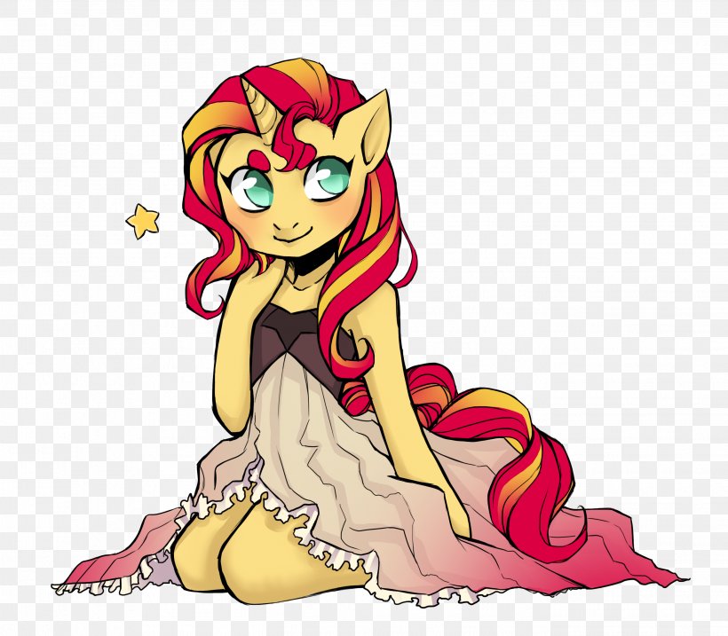 Sunset Shimmer Pony Cutie Mark Crusaders Drawing Equestria, PNG, 2703x2364px, Watercolor, Cartoon, Flower, Frame, Heart Download Free