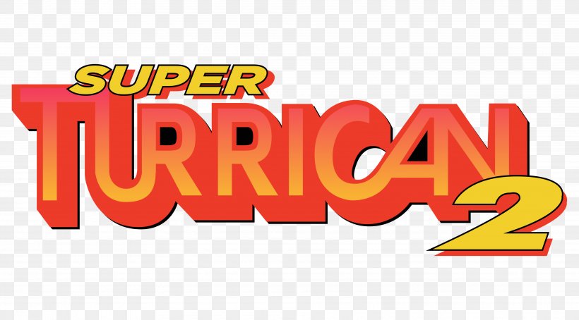 Super Turrican 2 Logo Brand Product Design Font, PNG, 3830x2123px, Logo, Area, Brand, Text, Turrican Download Free