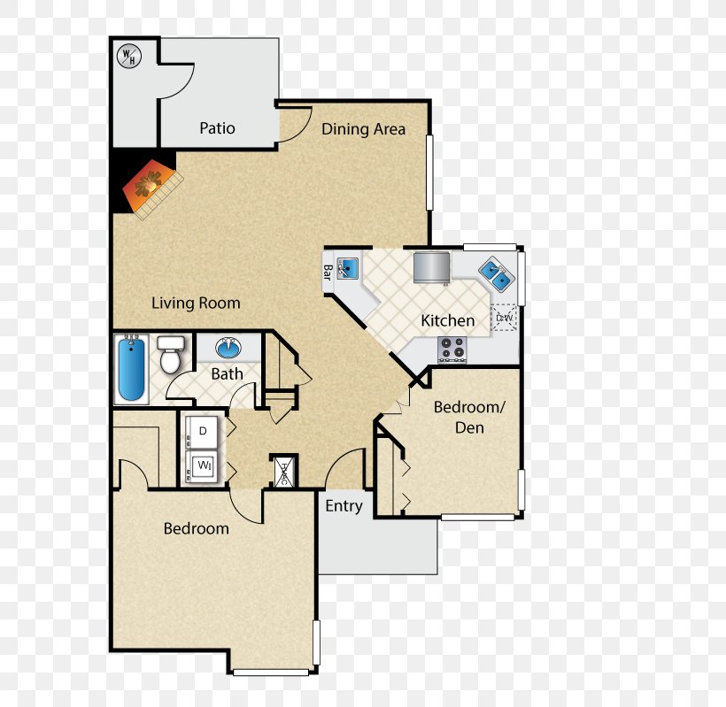 The Place At Village At The Foothills Apartments Tucson Location Floor Plan, PNG, 627x799px, Tucson, Apartment, Area, Arizona, Floor Download Free