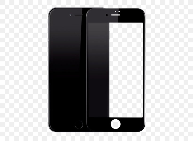Apple IPhone 7 Plus Apple IPhone 8 Plus IPhone X Screen Protectors Toughened Glass, PNG, 600x600px, Apple Iphone 7 Plus, Apple, Apple Iphone 8 Plus, Black, Communication Device Download Free