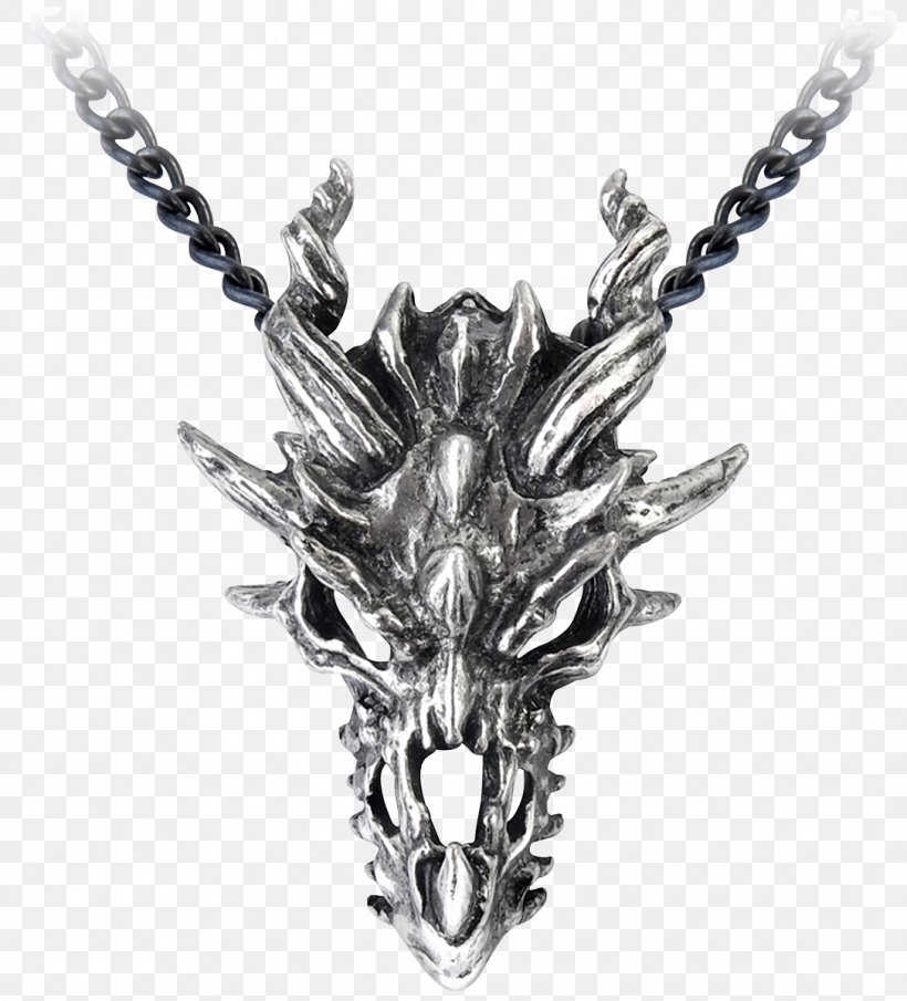 Charms & Pendants Necklace Jewellery Skull Amulet, PNG, 1087x1200px, Charms Pendants, Alchemy Gothic, Amulet, Black And White, Body Jewelry Download Free