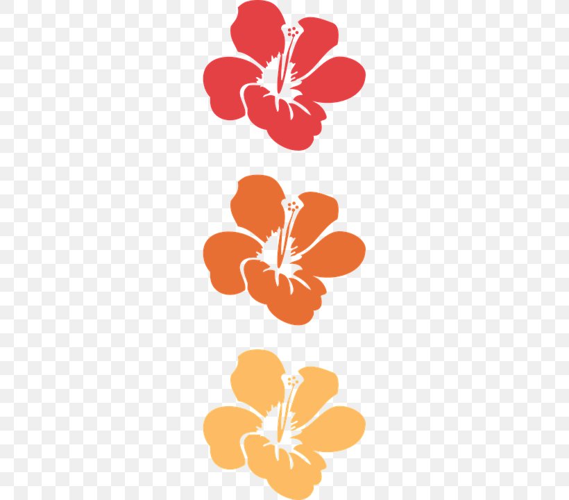Hawaiian Hibiscus Shoeblackplant Flower Clip Art, PNG, 360x720px, Hawaii, Blue Hibiscus, Butterfly, Common Hibiscus, Cut Flowers Download Free