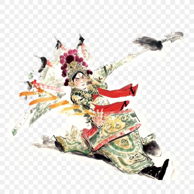 Peking Opera Chinese Opera Character Poster, PNG, 1500x1500px, Watercolor, Cartoon, Flower, Frame, Heart Download Free