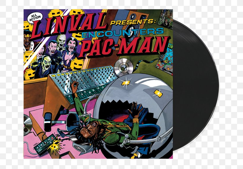 Scientist Encounters Pac-Man Phonograph Record Reggae Linval Presents: Encounters Pac Man, PNG, 700x573px, Phonograph Record, Album, Comic Book, Comics, Dub Download Free