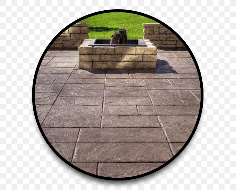 Stamped Concrete Patio Backyard Back Garden, PNG, 660x660px, Stamped Concrete, Back Garden, Backyard, Brick, Cement Download Free