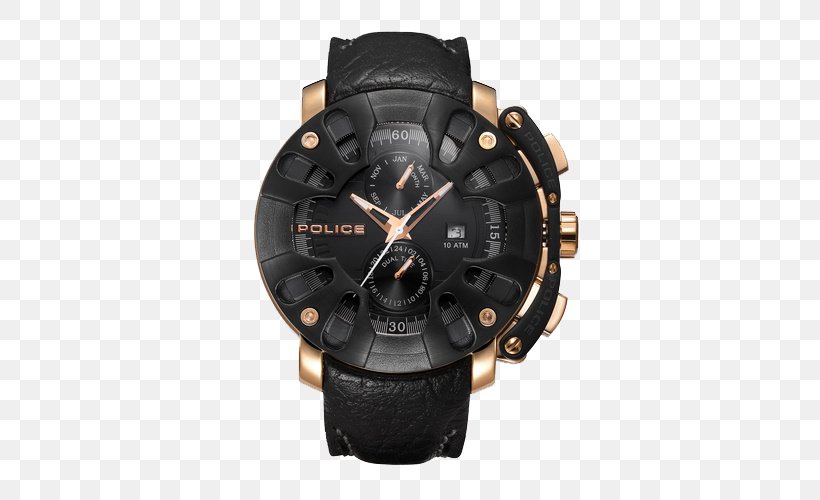 Watch Police Quartz Clock Taobao Hermxe8s, PNG, 500x500px, Watch, Armani, Brand, Designer, Jdcom Download Free