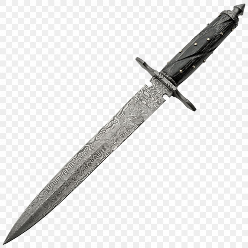 Bowie Knife Hunting & Survival Knives Throwing Knife Dagger, PNG, 850x850px, Bowie Knife, Blade, Cold Weapon, Dagger, Damascus Download Free