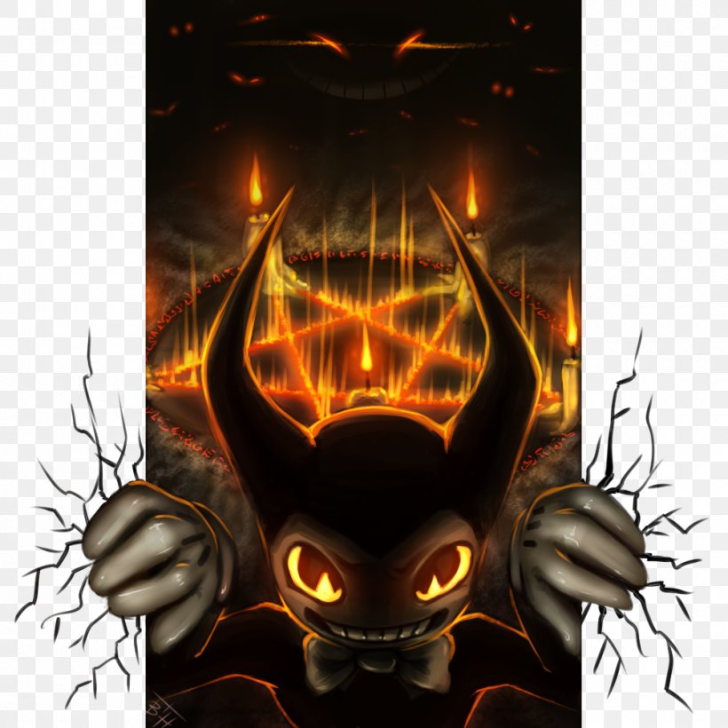 Demon Bendy And The Ink Machine Drawing Art Png 1000x1000px Demon Art Bendy And The Ink