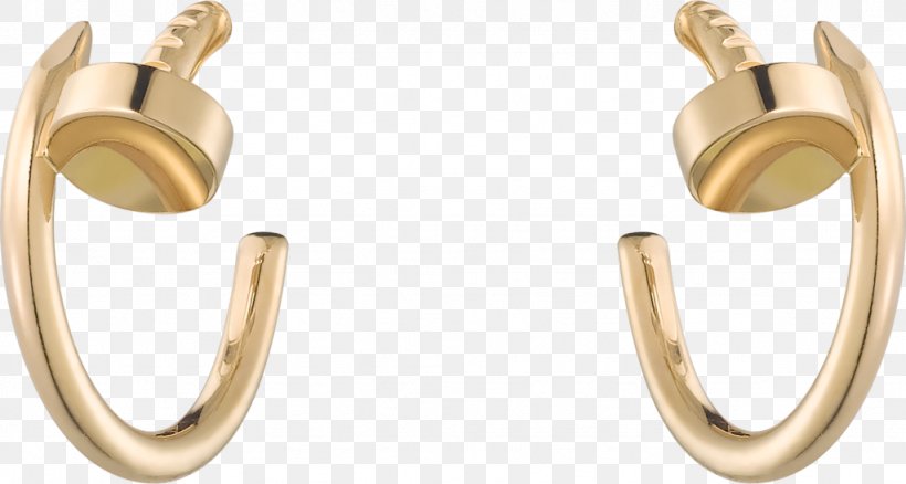 Earring Cartier Jewellery Colored Gold, PNG, 1024x548px, Earring, Bathroom Accessory, Body Jewelry, Bracelet, Brass Download Free