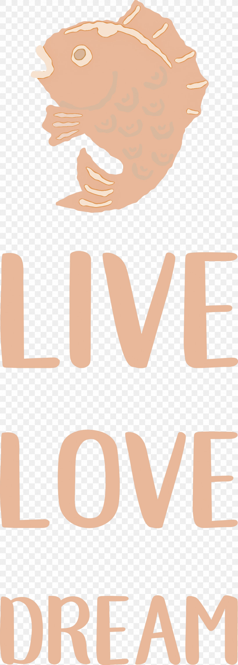 Live Love Dream, PNG, 1077x3000px, Live, Cartoon, Dream, Joint, Line Download Free