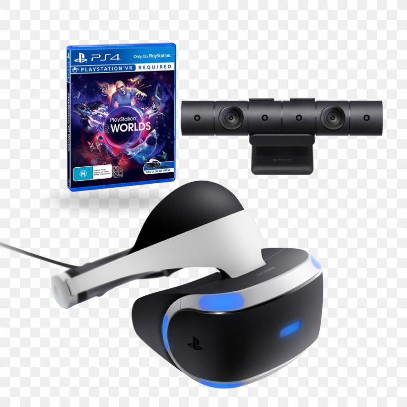 PlayStation VR Virtual Reality Headset PlayStation Camera Batman: Arkham VR, PNG, 1000x1000px, Playstation Vr, Batman Arkham Vr, Electronic Device, Electronics, Electronics Accessory Download Free