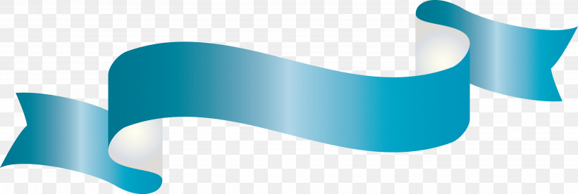 Ribbon S Ribbon, PNG, 3527x1191px, Ribbon, Aqua, Blue, Line, S Ribbon Download Free