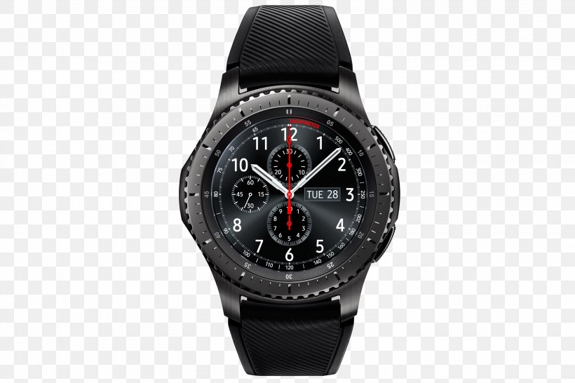 Samsung Gear S3 Samsung Galaxy Gear Samsung Gear S2 Smartwatch, PNG, 3000x2000px, Samsung Gear S3, Black, Brand, Hardware, Lte Download Free