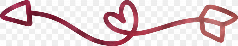 Simple Arrow Heart Arrow, PNG, 2998x592px, Simple Arrow, Heart Arrow, Logo, Pink, Symbol Download Free
