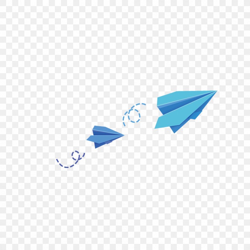 Paper Plane Airplane Blue, PNG, 1000x1000px, Paper, Airplane, Blue, Origami, Paper Plane Download Free