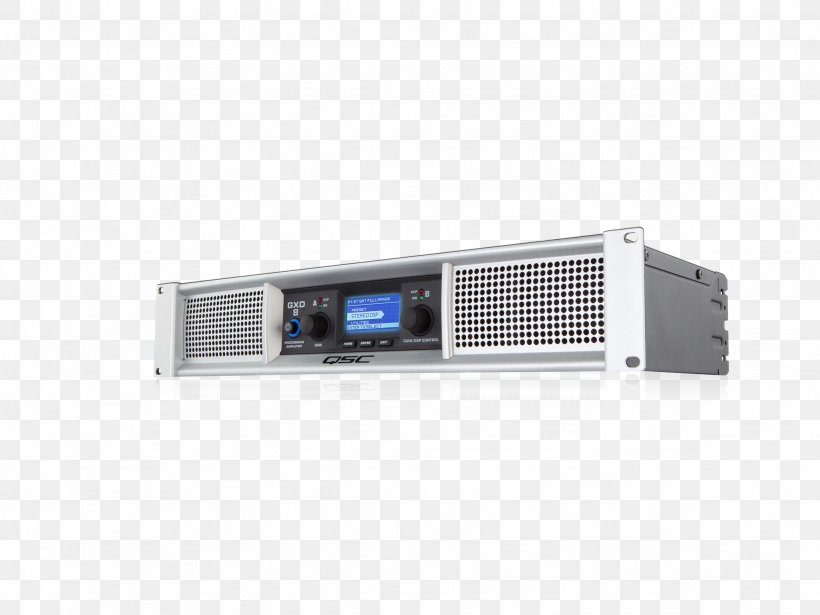 QSC GXD 8 QSC Audio Products Audio Power Amplifier, PNG, 2048x1536px, Qsc Gxd 8, Amplificador, Amplifier, Audio Power Amplifier, Classd Amplifier Download Free