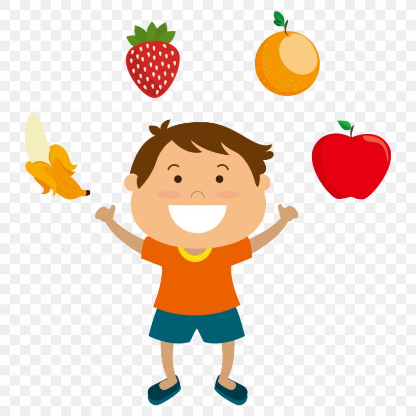 Fruit Computer File, PNG, 1000x1000px, Fruit, Boy, Cartoon, Child, Clip Art Download Free