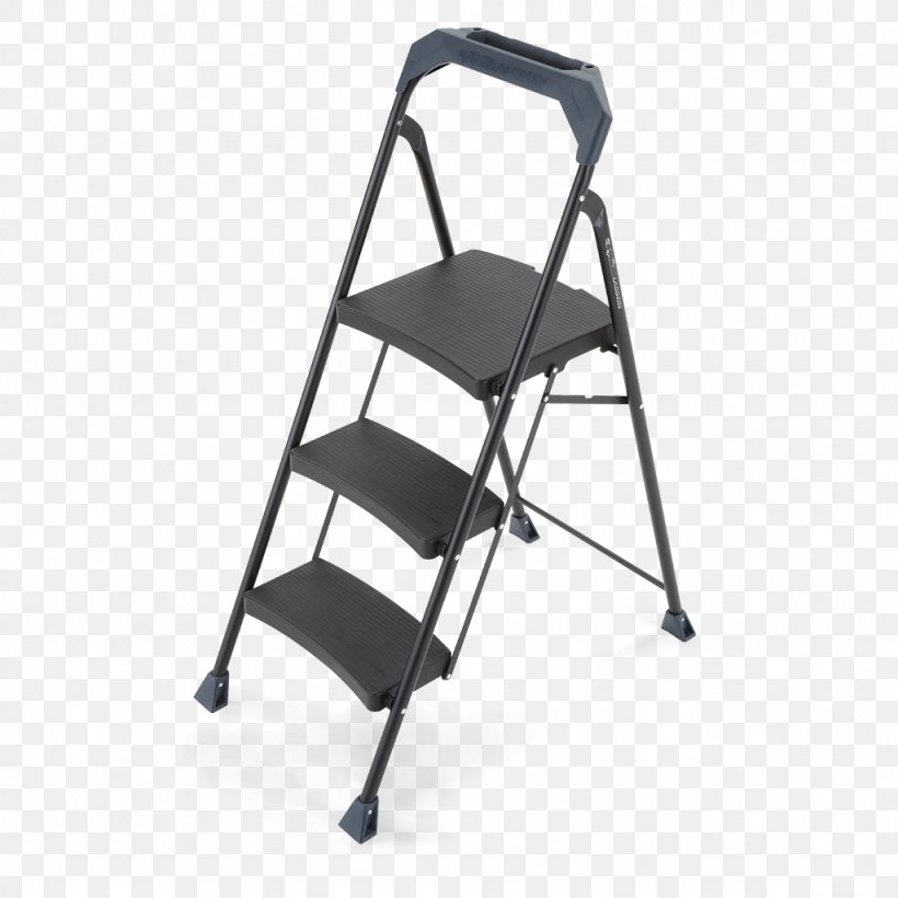 Gorilla Ladders Aluminum Step Stool Ladder 225 Lb Gorilla Ladders GLS-3 Step Stools Werner Aluminum Stepladder, PNG, 1024x1024px, Ladder, Chair, Furniture, Gorilla Ladders Gls3, Lightweight Steel Step Stool Download Free